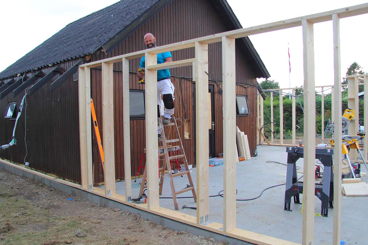 Tilbygning del 3: Skelet