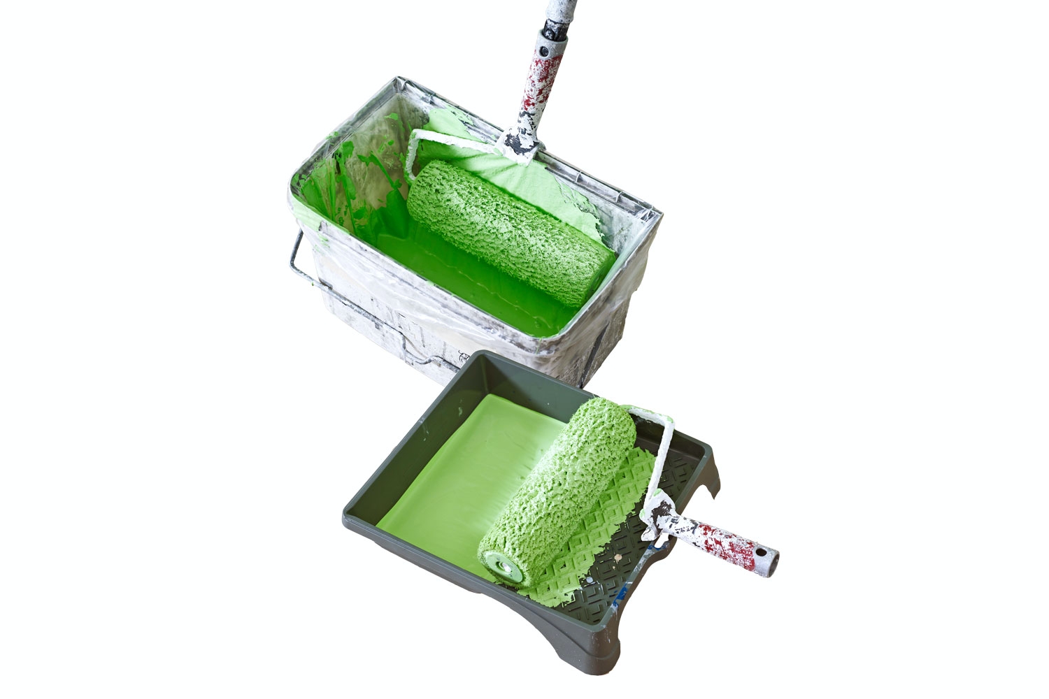 Maalikaukalo seinän maalausta varten