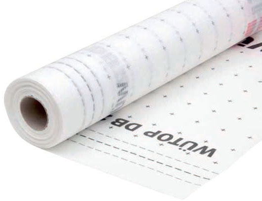 Diffusjonsåpen dampbrems til montering av dampsperre