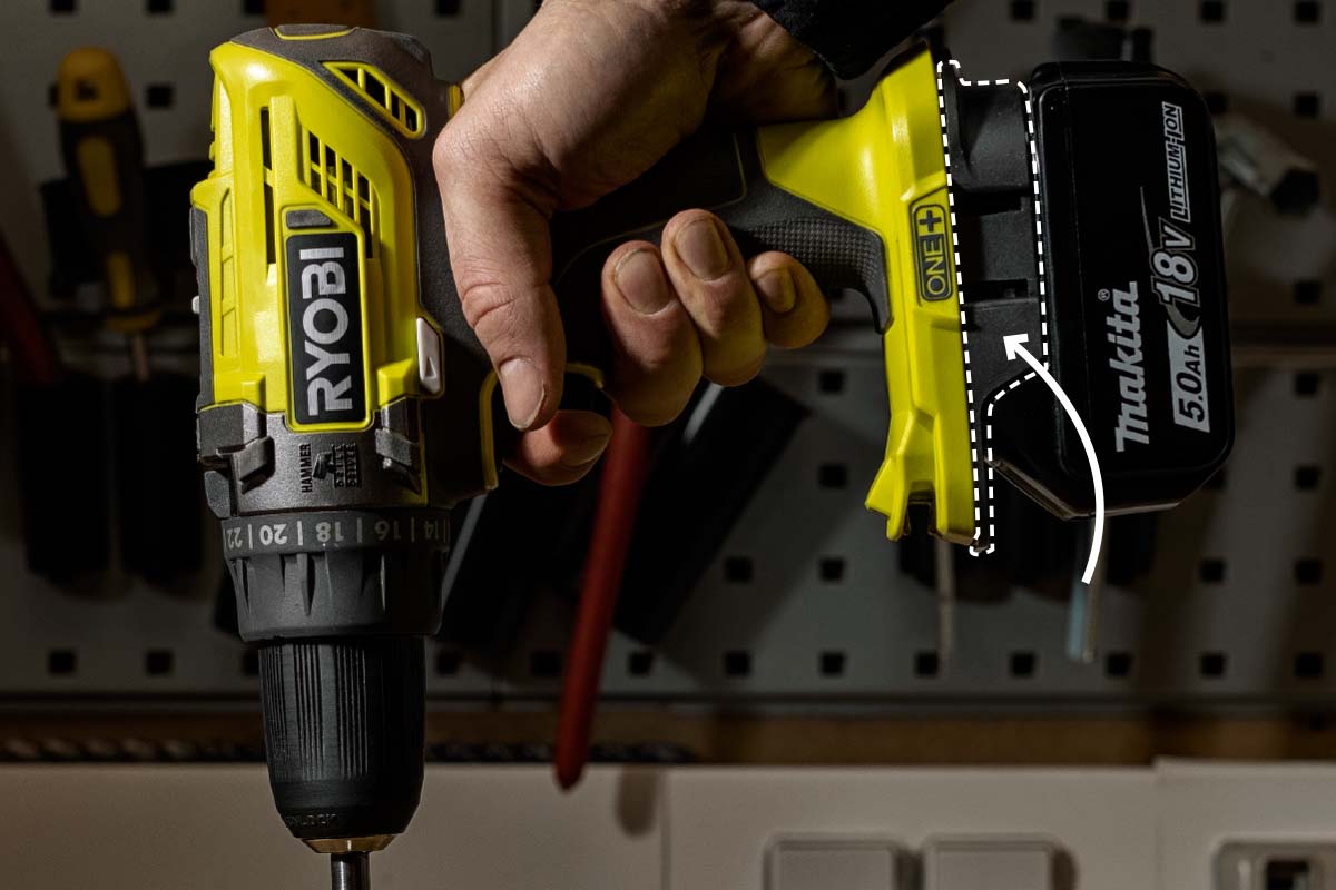 Samme batteri til alle maskiner