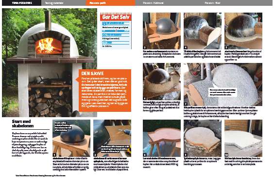 Byg selv pizzaovn af perlite