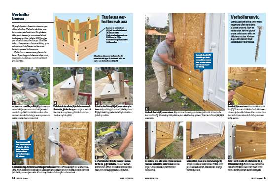 Bygge isoleret anneks med beklædningsbrædder