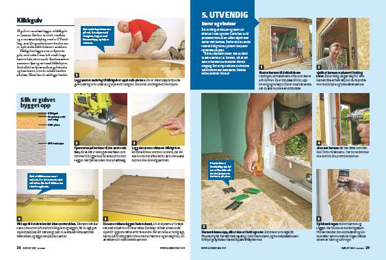 Bygge isolert anneks utvendig