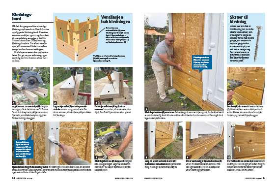 Isolert anneks kledning