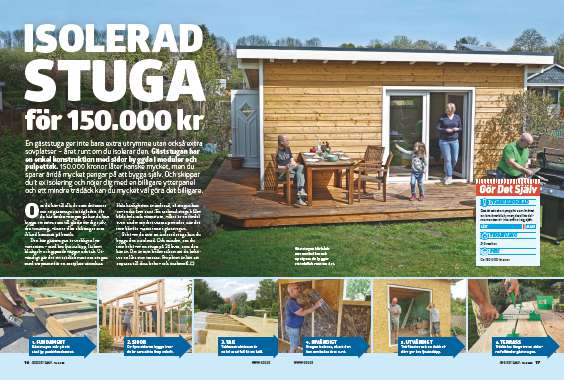 Isolerad stuga för 150.000 kr