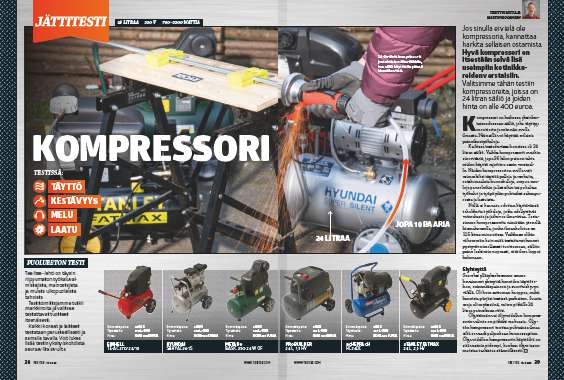 Hyvä kompressori kotikäyttöön