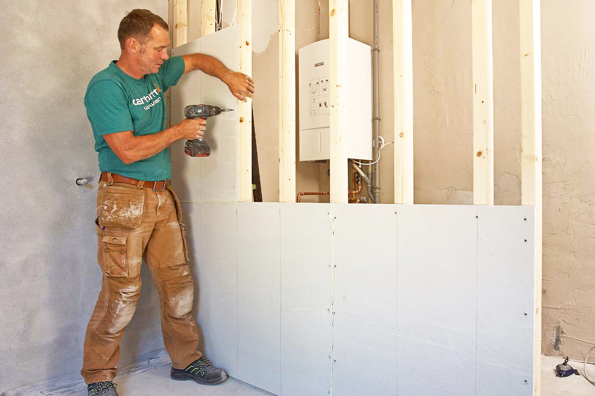 3 sikre metoder når du skruer i gips