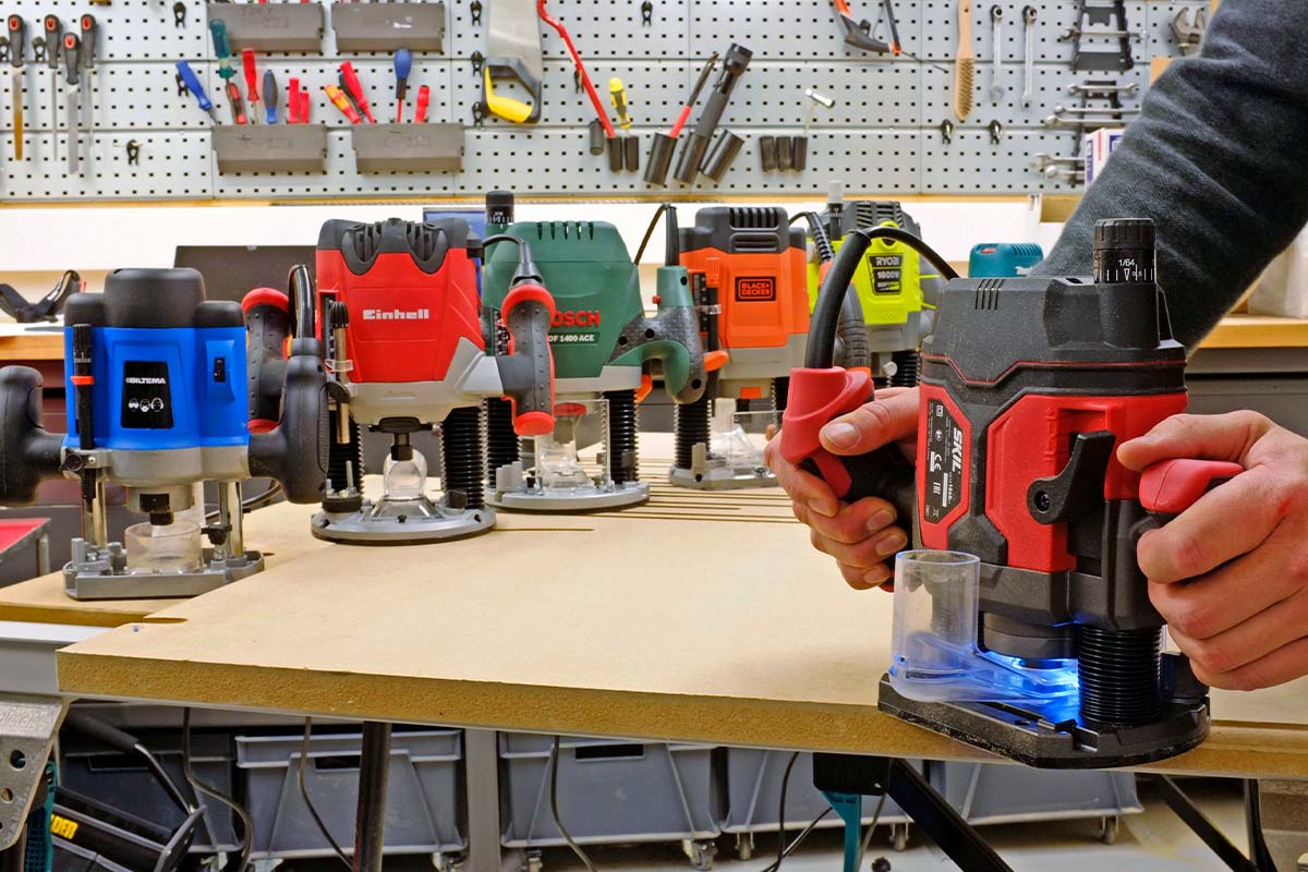 Test av handöverfräsar med sladd