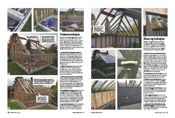 Drivhus med skråtak