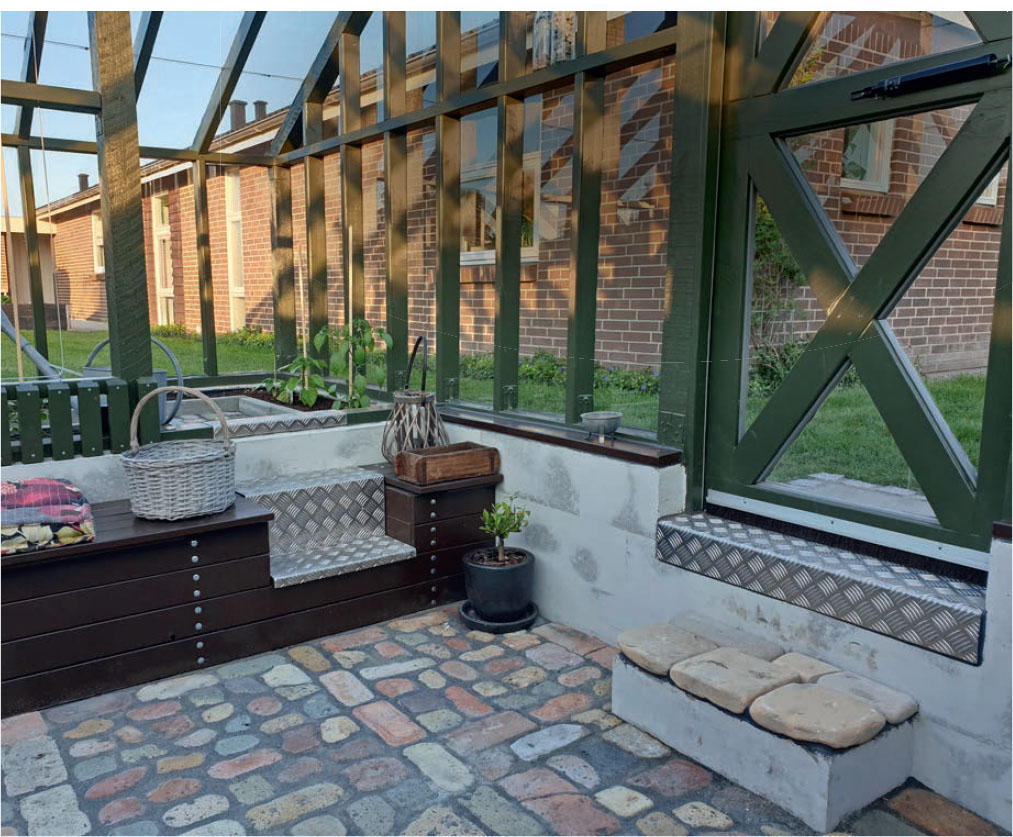 Drivhus med skråtak