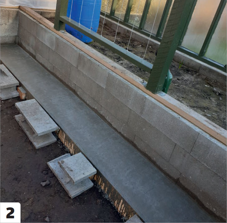 Bygga orangeri av gamla fönster