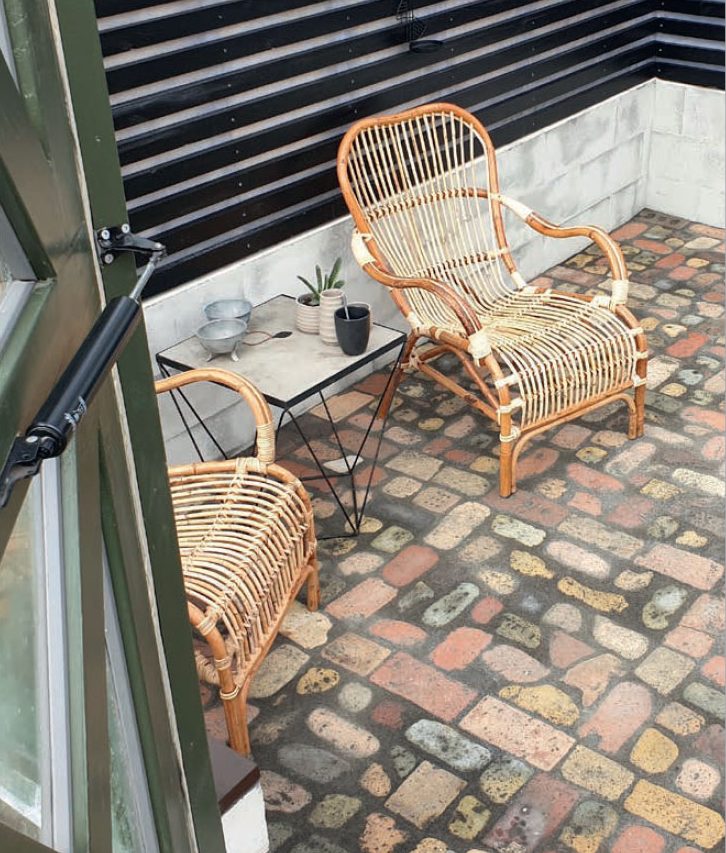 Bygga orangeri av gamla fönster