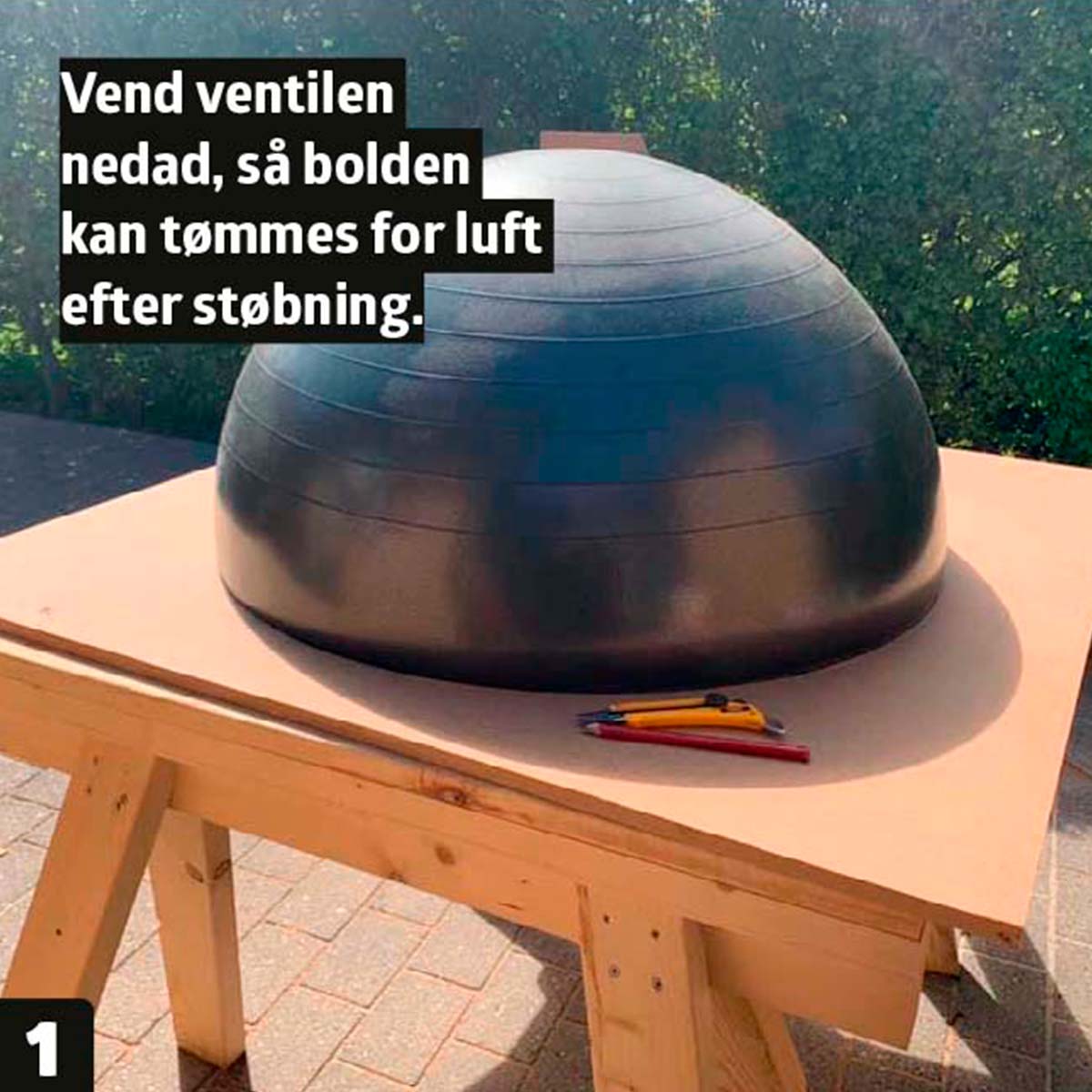 Skabelon til pizzaovn udendørs