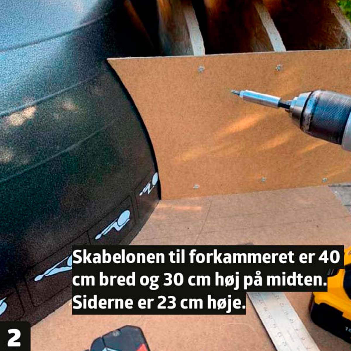 Skabelon til forkammer til pizzaovn byg selv