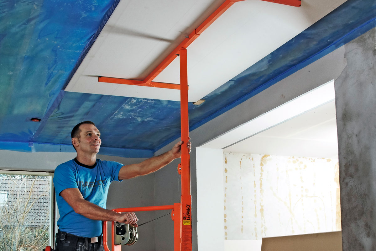 Kan jeg lave gipsloft alene?