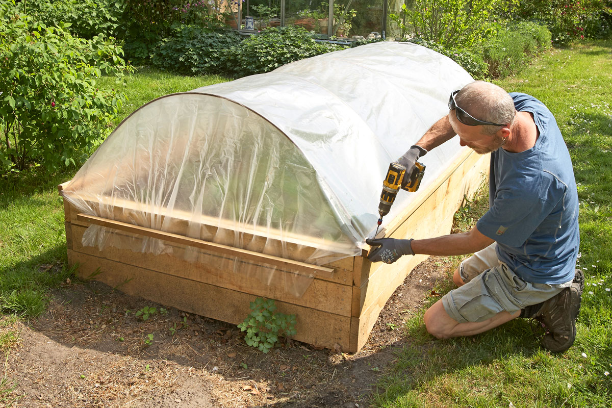 Fungerer plastfolie til et drivhus?