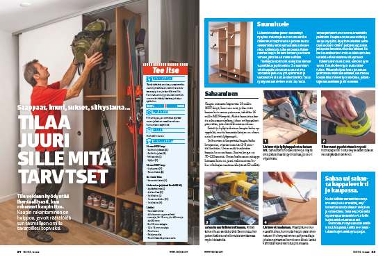 Tee itse vaatekaappi