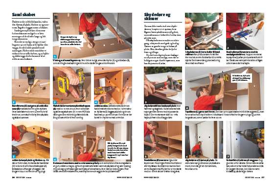 Byg selv garderobeskab på mål af mdf