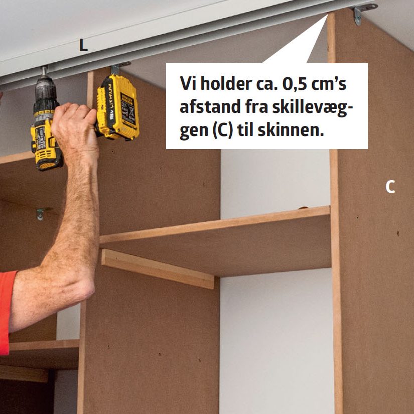 Byg selv garderobeskab på mål af mdf