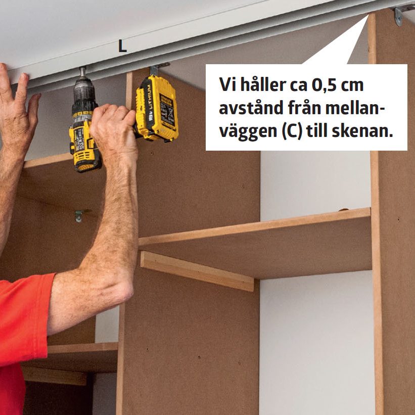 Bygga garderob mdf