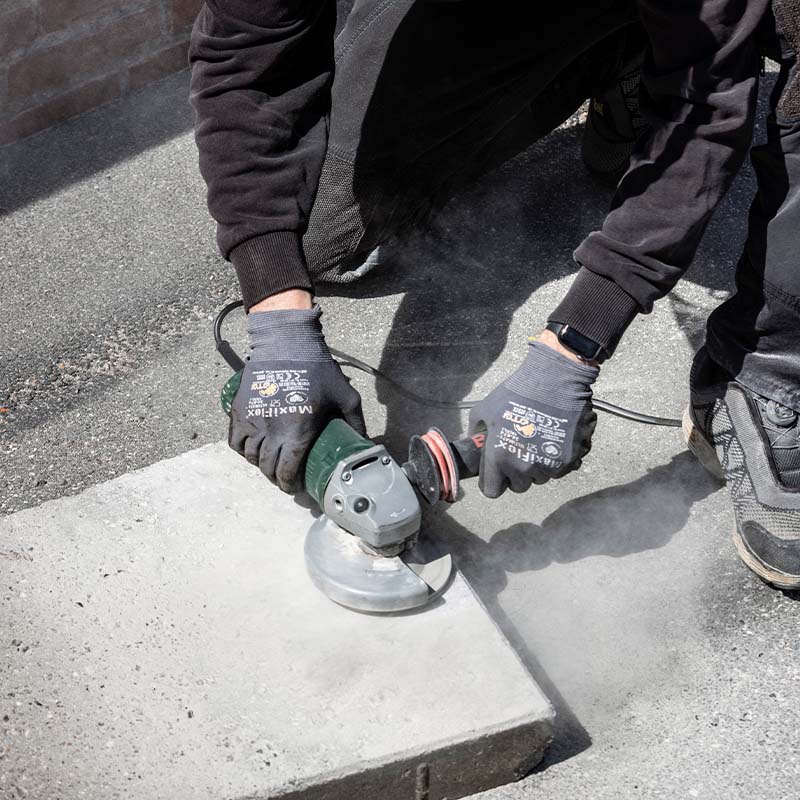 Finsliping av betong: Hold maskin og slipekopp i konstant bevegelse