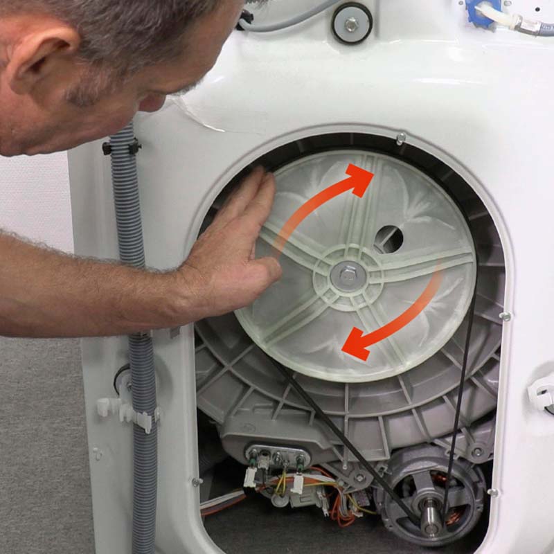 Reparere trommel vaskemaskin