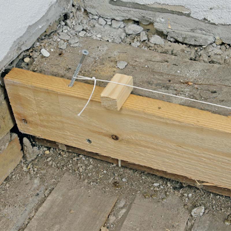 Gulvvarme tregulv: Her er det første opprettingsbordet