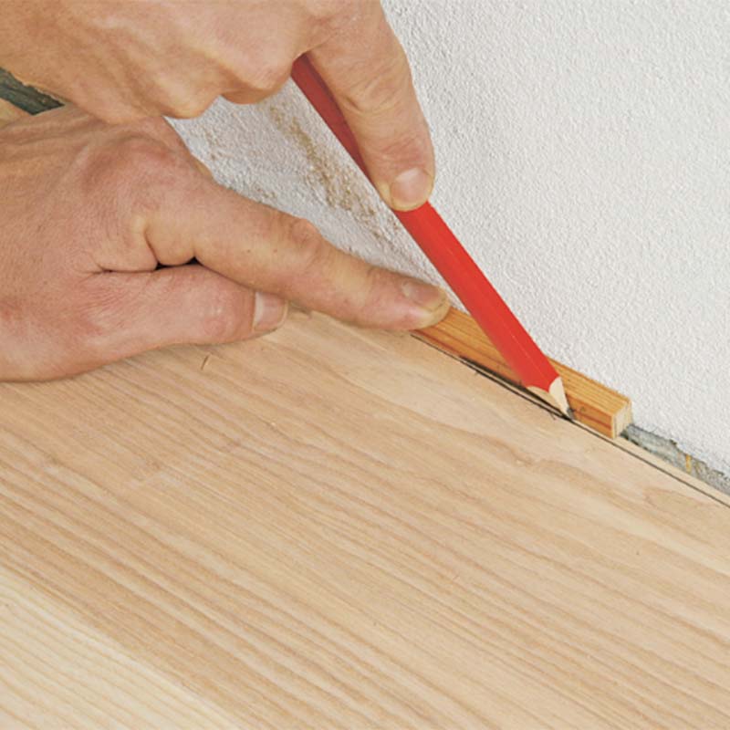 Gulvvarme tregulv: Når limet er tørt