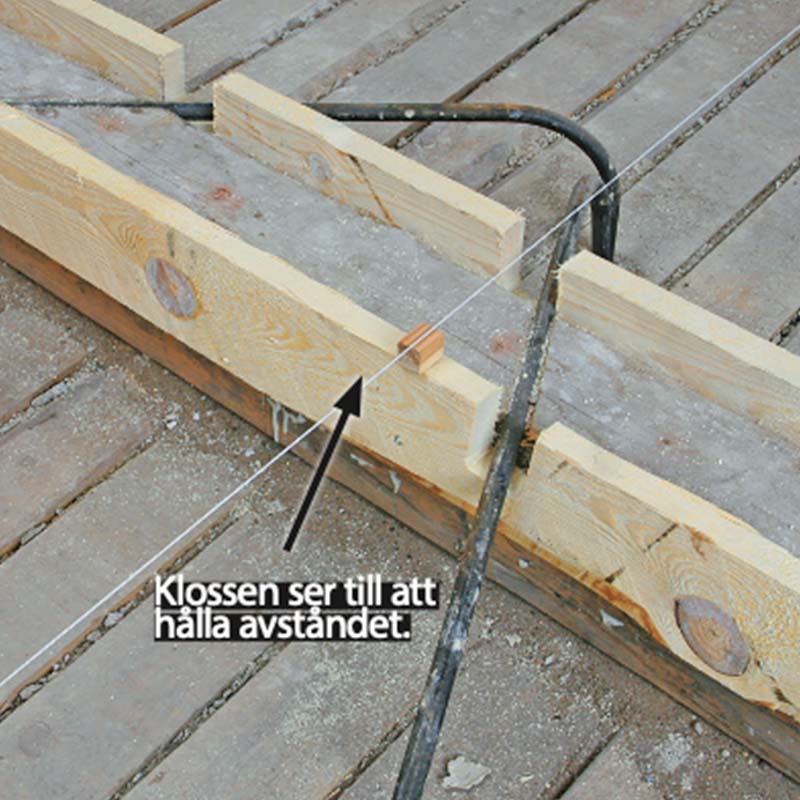 Golvvärme trägolv: Du måste kanske såga urtag i brädorna