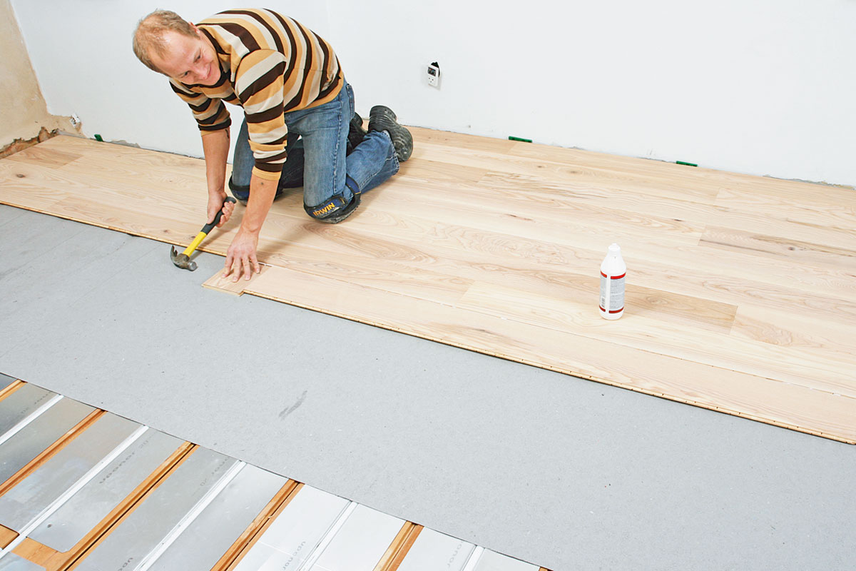 Etablering av gulvvarme under tregulv