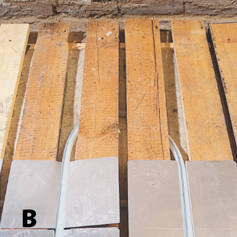 Lämpöputket 3:lla tavalla: B