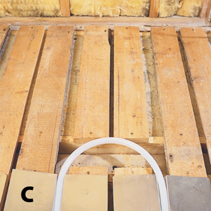 Lämpöputket 3:lla tavalla: C