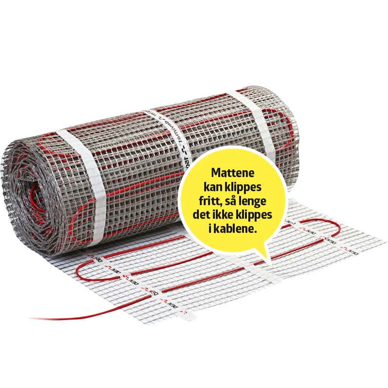 Elektriske gulvvarmematter