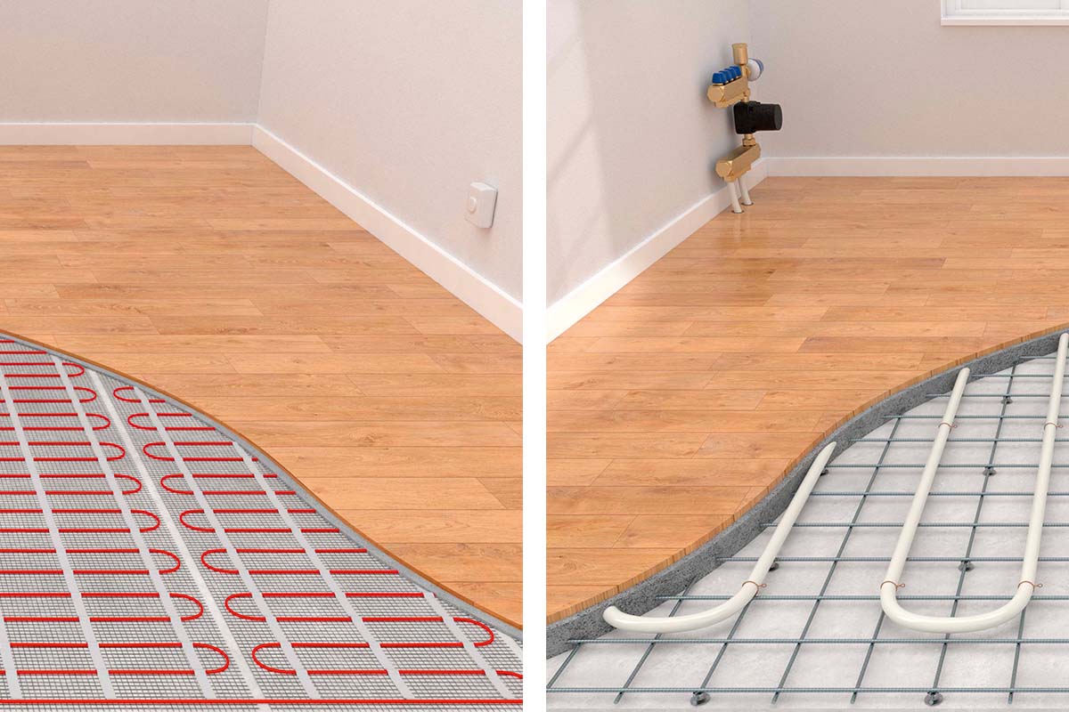 Vannbåren varme vs varmekabler