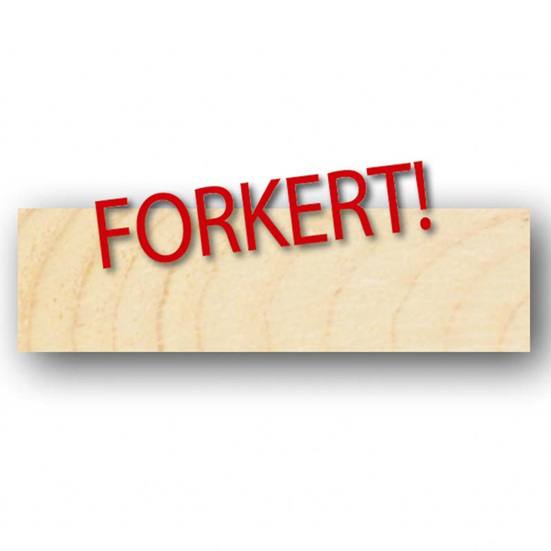 Spær liggende forkert