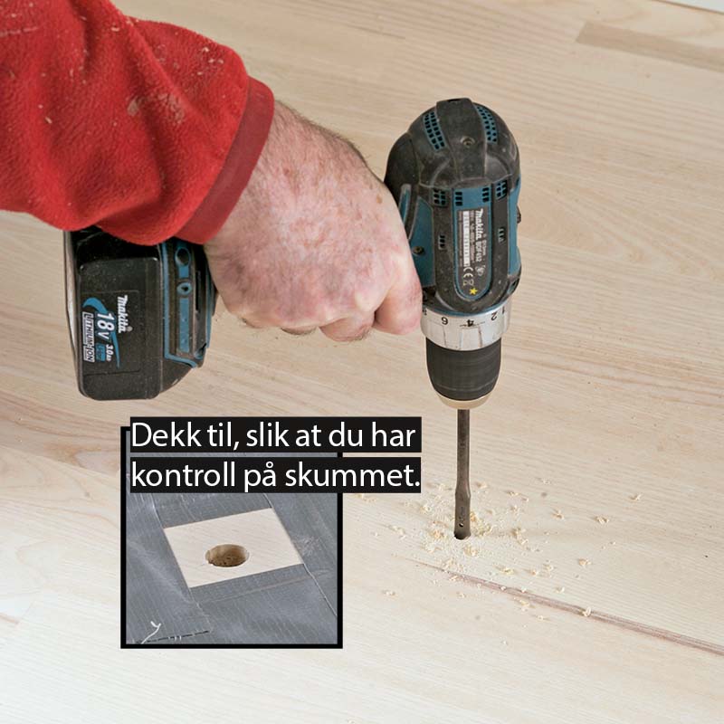 Slik fikser du knirkende gulv