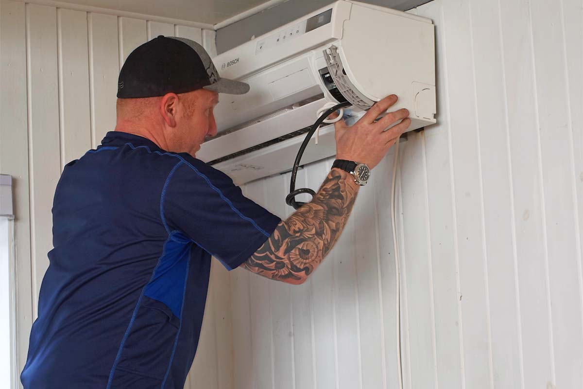 Så här monteras en värmepump