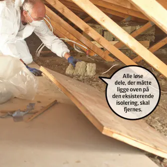 Tæt isolering på loft med gitterspær | goerdetselv.dk