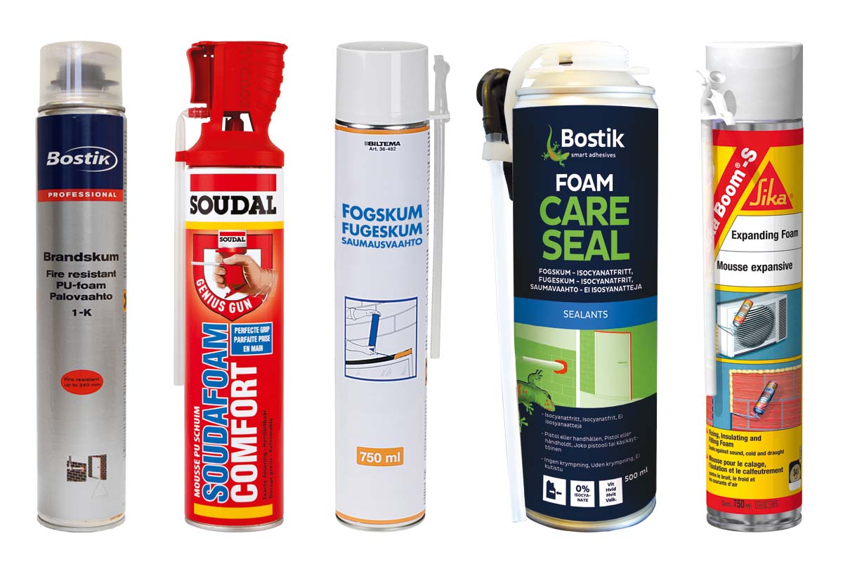 Pu skum: Vælg det rigtige fugeskum