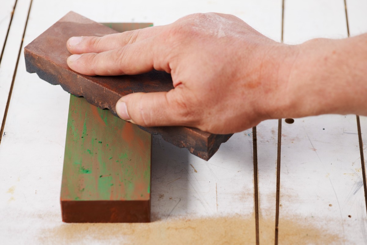 Vedlikehold av slipestein