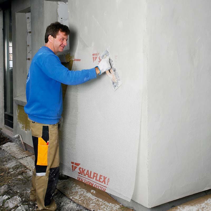 Reparation af revner i murværk med armeringsnet