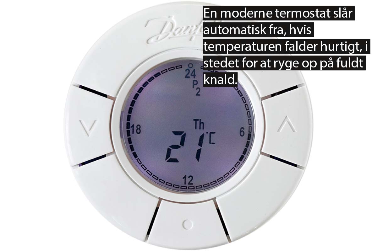 Ventilationsanlæg: Moderne termostater