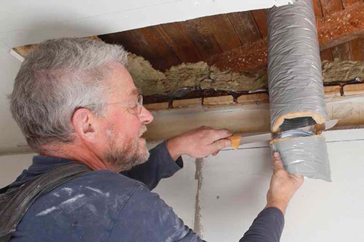 Send all fukt ut av badet