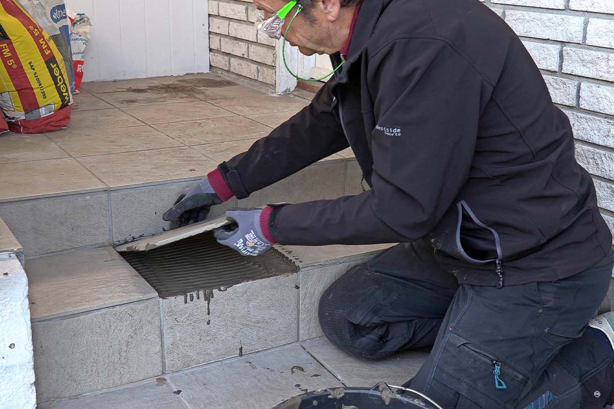 Limma klinker som lossnat