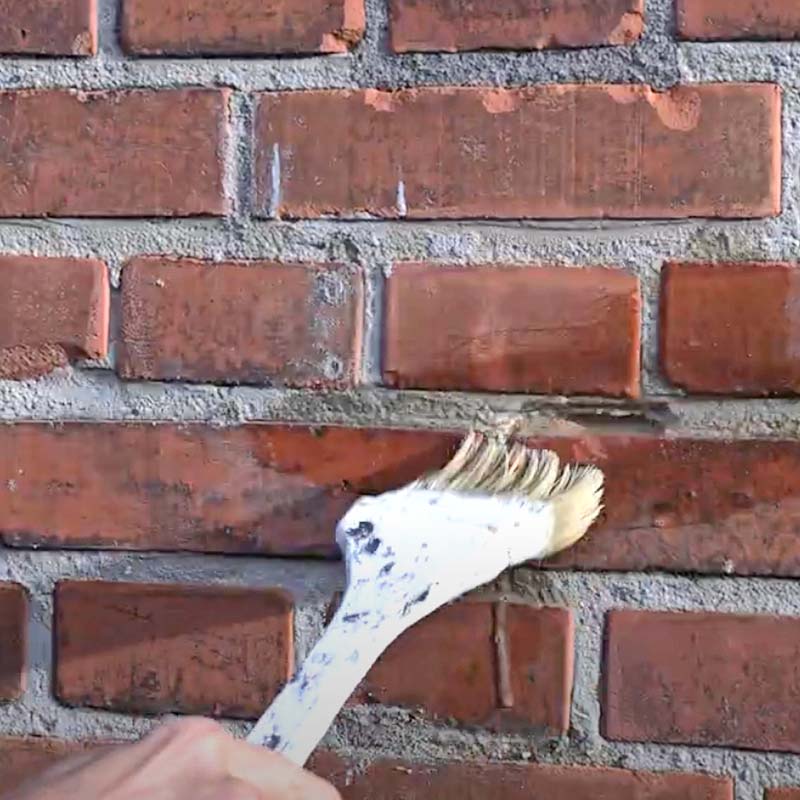 Hull i fuger murverk