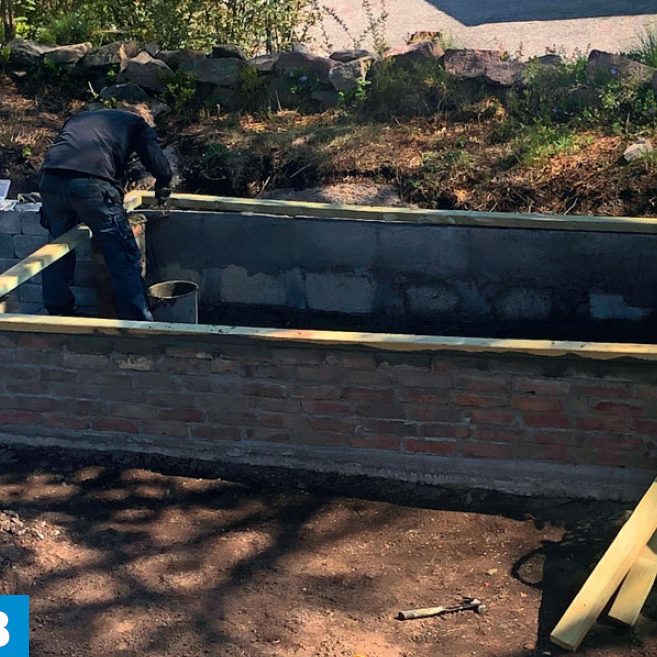 Bygga växthus av gamla fönster