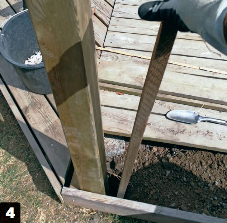 Overdækket terrasse træ