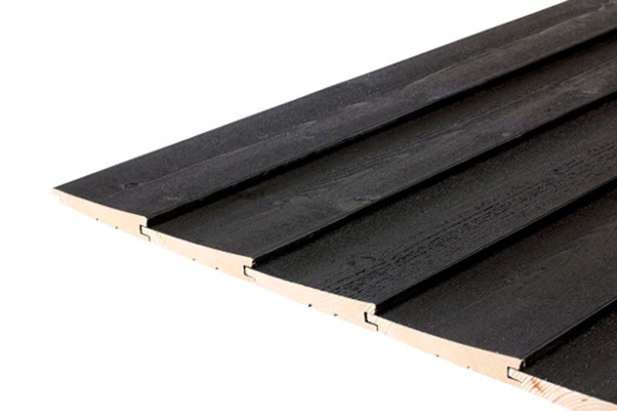 Vandret træbeklædning