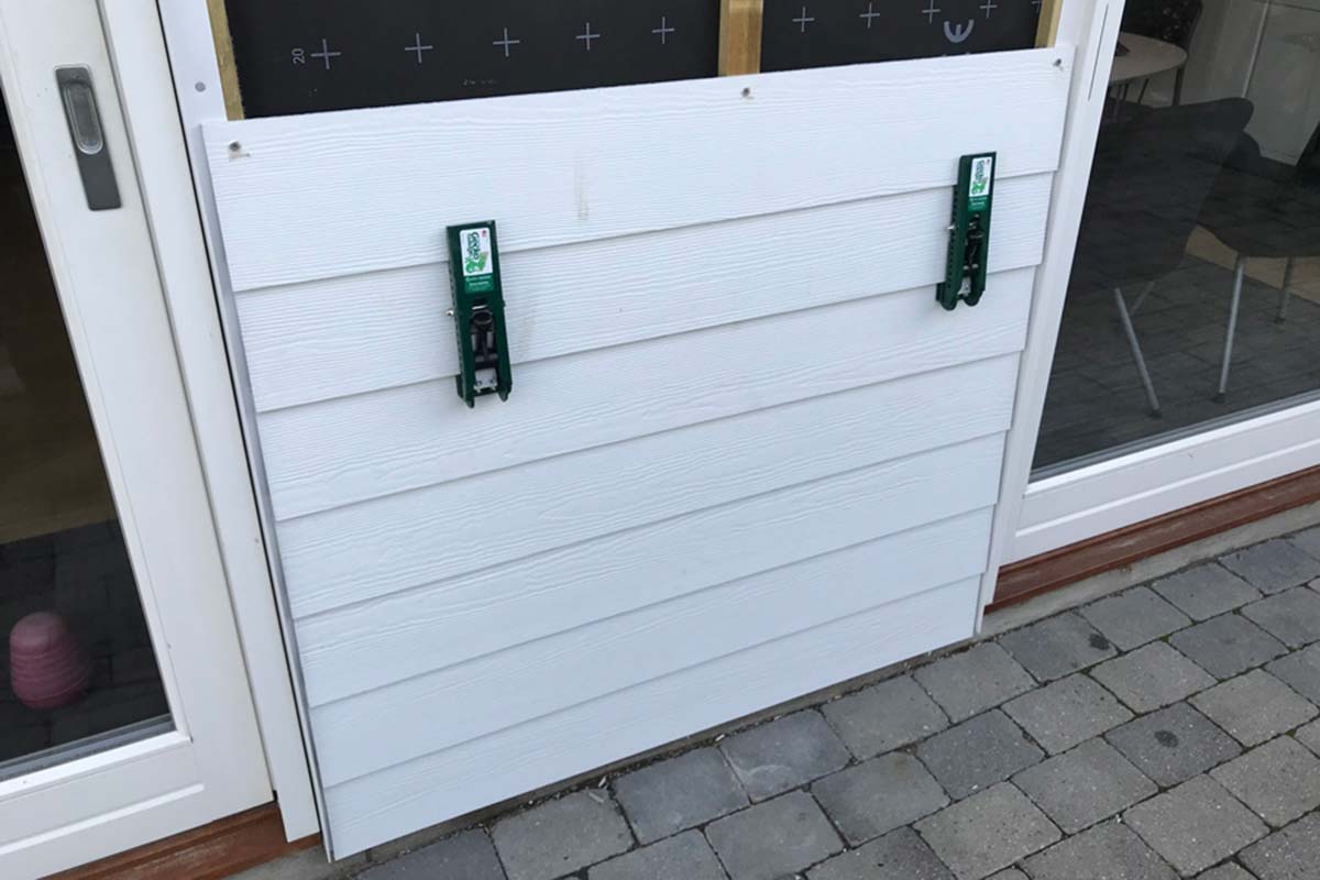 Facadebeklædning med fibercement