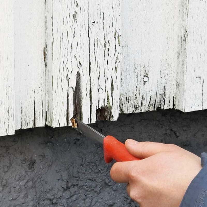 Sjekk treverk for råte